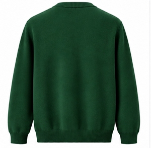Pull sport en tricot vert à col en V pour homme INDEX - Product Image 2