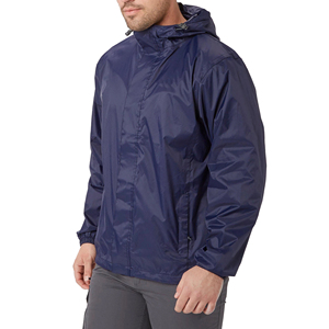 Hot Selling Wholesale Lightweight Hooded Formal Men's Waterproof Windbreaker Jacket with Front Logo Custom Sports - Product Image 1