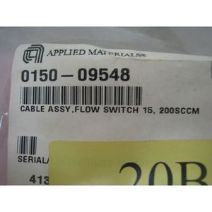 สายเคเบิล AMAT 0150-09548 ชุดอุปกรณ์สวิตช์ควบคุมการไหล 15, 200 - อุปกรณ์และอะไหล่เซมิคอนดักเตอร์ระดับโลกที่เชื่อถือได้ - Product Image 6