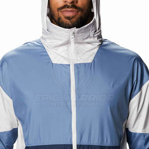 Chaqueta Cortavientos Personalizada de la Mejor Calidad para Hombre, Resistente al Viento, Cómoda, 100% Poliéster - Product Image 4