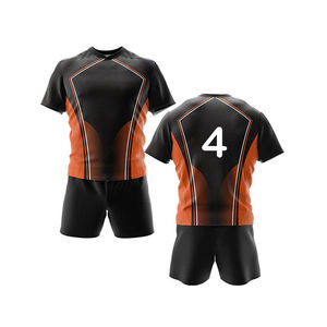 Uniforme de Rugby Unisex en Oferta, Ropa Deportiva Personalizada, Transpirable, 100% Poliéster, Calidad Única, Directo de Fábrica, OEM, Conjunto Personalizable - Product Image 2