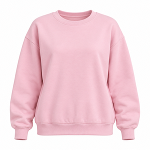 Sudadera de mujer con media cremallera, bolsillo frontal con logo, personalizable, de forro polar premium, cálida, para ropa urbana - Product Image 3