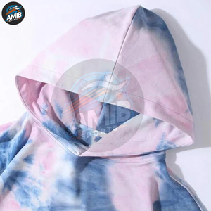 Sweat-shirts à capuche tie-dye personnalisés pour hommes, basiques, en coton mélangé, coupe classique, vêtements d'hiver streetwear, sweats à capuche en molleton tie-dye personnalisés - Product Image 4