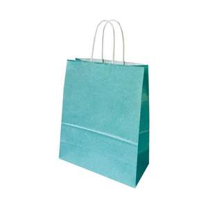 Bolsas de Papel Kraft de Lujo Personalizadas para Llevar, Bolsas de Regalo, Bolsas de Compras, Bolsas de Mano, Bolsas de Papel Kraft con Base Cuadrada Blanca con su Logotipo - Product Image 1