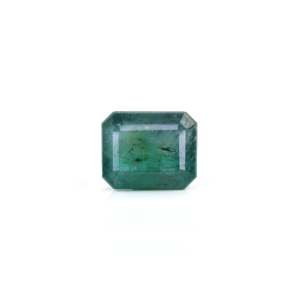 Natural Emerald Cut Loose Gemstone 6.9 Carat Handcrafted Zambian Emerald for Fine Jewelry - Product Image 1