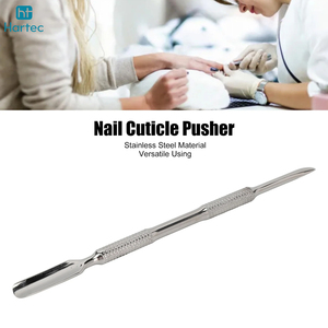 Pousse-cuticules professionnel en acier inoxydable de qualité salon, avec poignée texturée antidérapante et haute performance pour le soin des ongles - Product Image 6