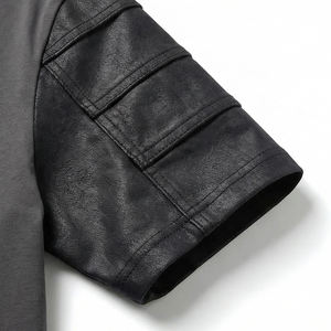 Camiseta de Algodón Grueso de 280 g/m², Impresión de Marca Personalizada, Estilo Vintage Lavado, Corte Holgado, Hombros Caídos, Secado Rápido para Hombre - Product Image 5