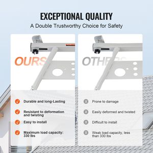 Stabilizzatore Regolabile per Scala a Muro Resistente, Facile da Usare, Accessori per Grondaie e Scale Estensibili, Componenti per Ponteggi - Product Image 4