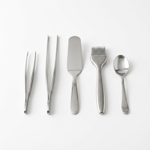 Ensemble d'outils de présentation alimentaire en acier inoxydable Altomme Instruments, 5 pièces, ustensiles pour la cuisine et la restauration - Product Image 5