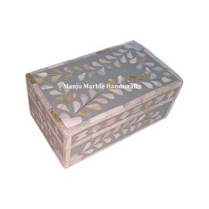 Luxurious Customized Design MDF Jewelry <b>Boxes</b> High Quality Materials with Bone Inlaid and Mother Pearl Gemstone Material - Product Image 1