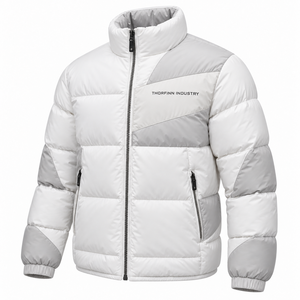 Doudoune d'hiver imprimée pour homme, coupe oversize, pour l'extérieur, en promotion à prix réduit - Product Image 6