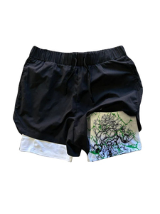 High Performance <b>Compression</b> <b>Shorts</b> UV Protection Workout <b>Shorts</b> for Outdoor Running Training Wear - Product Image 2