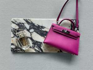 Bandeja de Mármol Calacatta Viola de Lujo, Estante Decorativo para Baño, Decoración para el Hogar - Product Image 2