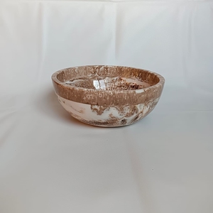 Bol à salade en résine en gros d'usine avec motif artistique fait main pour servir les fruits, idéal pour les hôtels, restaurants, buffets et la maison - Product Image 4
