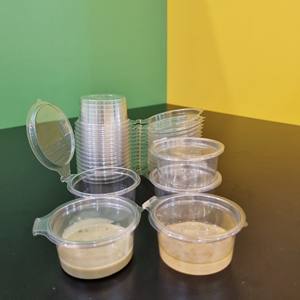 Nouveau modèle 2026 – Contenant à sauce jetable en PET de 2 oz avec couvercle articulé pour restaurant et vente à emporter – Meilleur prix - Product Image 3