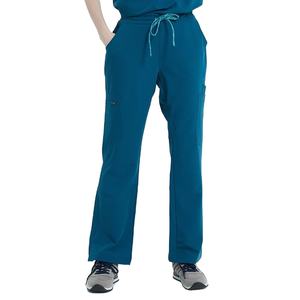Vente chaude Personnalisé Noir Stretch Soins Infirmiers Gommage Ensemble Élégant Adulte Médical Hôpital Uniformes pour Femmes Fait Polyester Rayonne - Product Image 2