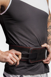 Cinturón de Cuero Personalizado OEM para Entrenamiento de Fuerza, Levantamiento de Pesas, Ejercicio Físico y Atletas de Competición - Product Image 4