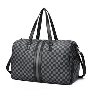 Sac de voyage unisexe sur mesure de grande taille, sac de sport en cuir PU, sac de week-end, rangement individuel pour chaussures, luxe, haute qualité - Product Image 4