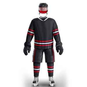 <b>Roller</b> Hockey Team Jersey And Shorts Set Custom Sports Uniform Breathable Athletic Gamewear For Training Matches And Tournaments - Product Image 1