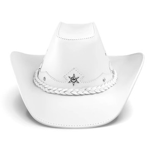 Chapeau de cowboy occidental OEM de haute qualité en gros, chapeau bob à bord incurvé avec logo personnalisé, casquette de cowgirl, chapeaux d'équitation Maxicon, pour hommes en voyage - Product Image 5