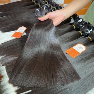 Máquina de trama doble Paquete de cabello virgen de color Negro natural Colores completos Piano Resalte natural Cabello de trama de color Colores completos - Product Image 6