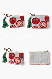 Mini Cartera de Tyvek Ecológica Hecha a Mano con Diseño de Tomate y Correa Desmontable para Mujer, Regalo Portátil y Moderno - Product Image 3