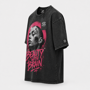 Custom Manufacturer Acid Wash Oversized T <b>Shirt</b> Men Heavyweight Cotton Vintage Graphic Tee Drop Shoulder Streetwear Plus Size - Product Image 2