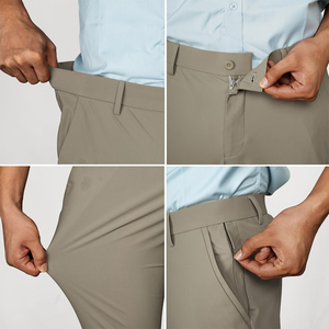 Pantalons de golf anti-transpiration, pantalons de sport extensibles dans quatre directions, pantalons de pickleball pour hommes, pantalons d'entraînement de padel. - Product Image 4