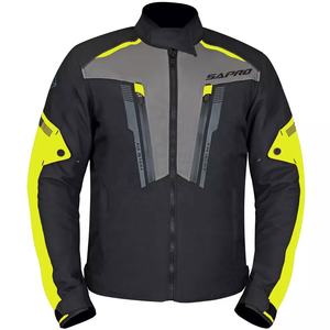 Blouson d'été pour moto pour hommes et femmes, équipement de moto avec rembourrage de protection, tissu Cordura, visibilité nocturne améliorée - Product Image 2