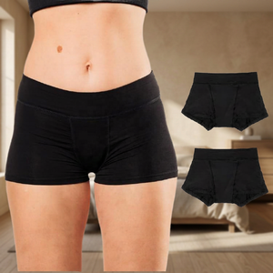 Women's <b>Boxer</b> Briefs Soft Breathable Stretch Cotton Spandex Boyshort Underwear Seamless Comfortable <b>Custom</b> Logo - Product Image 4