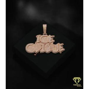 จี้เงินประดับฮิปฮอปทำจากน้ำแข็งที่เป็นเอกลักษณ์ของ925เครื่องประดับฮิปฮอปเพชร VVS Moissanite จี้เพชรแบบกำหนดเองสำหรับผู้ชาย - Product Image 3