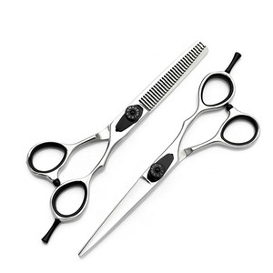OEM ODM Mirror Polished Chromium Infused Alloy Steel Hair Scissors Salon Scissors <b>Set</b> Professional <b>Barber</b> Styling Cutting Shears - Product Image 2