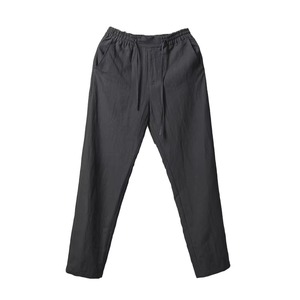 Straight leg <b>Elastic</b> Waist Pants smooth soft material perfect for relaxed daily outfits and comfort use - Product Image 3