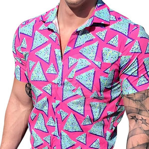 Combinaisons pour hommes, été, décontractées, manches courtes, en coton léger, pour les vacances en plein air, la plage, le sport, élégantes et confortables - Product Image 5