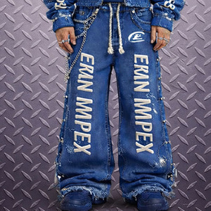 Proveedor de ropa de moda: Conjunto de sudadera con capucha y pantalones de chándal para hombre, con pedrería, oversize, corto, con lavado ácido, con cremallera y efecto desgastado - Product Image 5