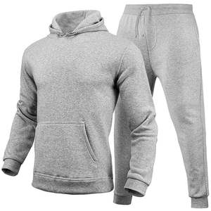 Conjunto Deportivo de Moda para Hombre, Sudadera con Capucha Transpirable de Forro Polar, Pantalones Deportivos 100% Algodón, Traje Deportivo con Estampado Personalizado y Bordado - Product Image 3
