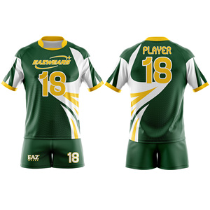 รับผลิตชุดรักบี้แบบ OEM ODM คุณภาพพรีเมียม เสื้อและกางเกงรักบี้แบบ sublimated ชุดกีฬา ผู้ผลิตจาก Alibaba - Product Image 3