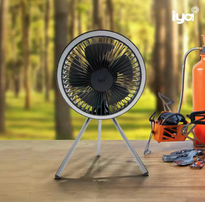 Ventilador USB Inalámbrico Iya para Camping con Luz, 3 Aspas Giratorias, Silencioso, para Uso en Exteriores/Auto/Mesa, CF-2206 - Product Image 2