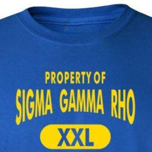 T-shirt unisexe en coton à col rond et manches courtes Sigma Gamma Rho Athletics – Vêtements de sport décontractés pour sororité grecque – Personnalisable - Product Image 5