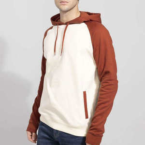 Sweat-shirts à capuche amples à manches longues pour hommes avec cordon de serrage, design à empiècements streetwear, classiques et tendance - Product Image 1