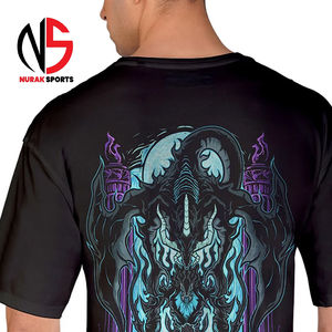 T-shirt surdimensionné pour homme en matière 100 % respirante personnalisée / Design imprimé tendance – Le t-shirt surdimensionné au prix le plus bas en 2026 - Product Image 4