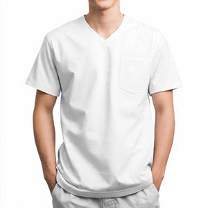Haut de blouse médicale unisexe pour infirmières, uniforme d'hôpital - Product Image 5