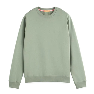 Sudadera de Cuello Redondo para Hombre, Otoño, Forrada con Felpa, Tejida, Transpirable, de Secado Rápido, Ecológica, 100% Algodón, Personalizable - Product Image 3