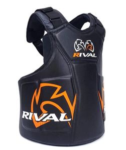 Protection corporelle RIVAL en PU, protège-ventre pour arts martiaux adultes avec logo orange, cadre en acier à haute teneur en carbone, siège réglable - Product Image 5