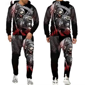 Conjunto Deportivo Unisex Vintage con Capucha Estampado, 100% Poliéster, Ropa Deportiva de Invierno, Antibacteriano, Sudadera Ligera, Ecológico - Product Image 5