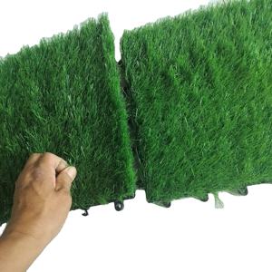 Dalles de terrasse en gazon artificiel 300x300x24mm, imperméables, carrées, pour extérieur/intérieur, maison et jardin, terrasse, cour arrière, décoration - Product Image 6