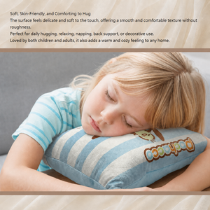 Custom Cartoon Reading <b>Pillow</b> Soft <b>Bed</b> Rest Cushion Foldable Squishy Backrest <b>Pillow</b> for Kids Home Decor - Product Image 3