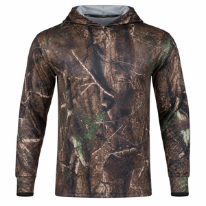 Vêtements de chasse en coton 100% respirant et écologique pour la saison de la chasse au cerf et aux oiseaux aquatiques, pull à capuche athlétique pour l'hiver - Product Image 1