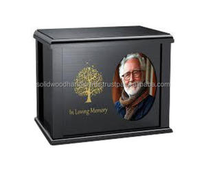 Nouveau design d'urnes de crémation en bois pour adultes urnes funéraires urnes funéraires taille personnalisée fournitures funéraires - Product Image 4