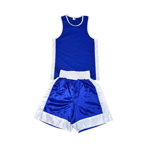 Conjunto de Camiseta y Pantalones Cortos de Boxeo de Poliéster, Uniforme de Boxeo de Pakistán, Estándar Internacional, Precio Económico, Alta Calidad - Product Image 5